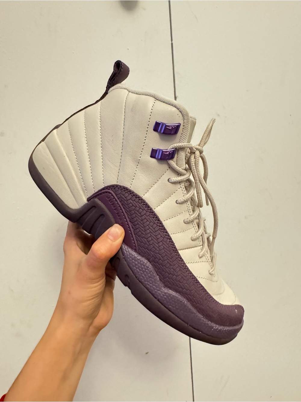 Air Jordan 12 Retro Desert Sand (GS) Pro Purple